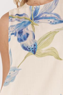 Anthea White Floral Shift Dress