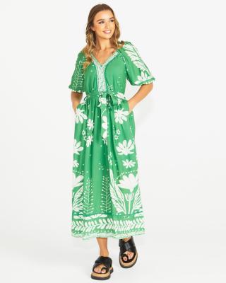 Lyndel Green Foral Dress