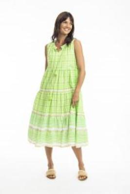 Straddie Green Sleeveless Dress