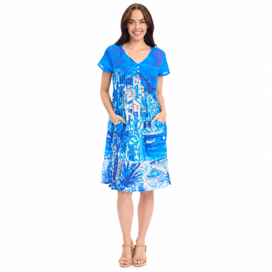 Greek Island Easy Fit Dress