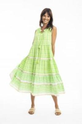 Straddie Green Sleeveless Dress