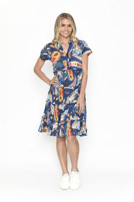 Marta Frill Neck Dress