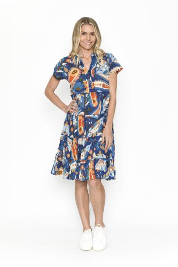 Marta Frill Neck Dress