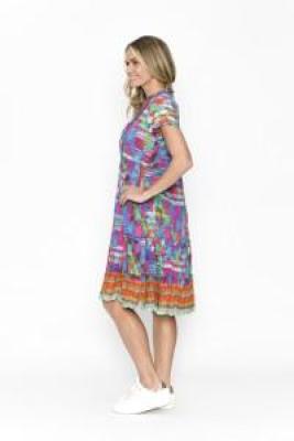 Marta Frill Neck Dress