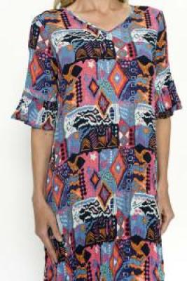 Jessica Ethnic 4 Sleeved Dress