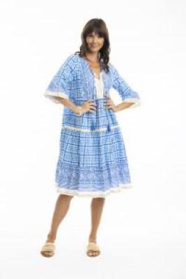 Staddie Blue Midi Dress