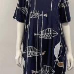 Ruby Rain Navy Print Dress