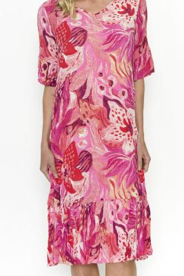 Jessica Sleeved PTD Floral 4 Dress