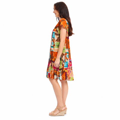 Perpignan Print Easy Fit Dress