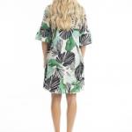 Papagayo Contemporary Frill Sleeve Dress