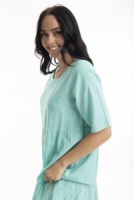 Essential Cotton Slub Layered Dress