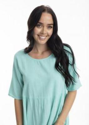 Essential Cotton Slub Layered Dress