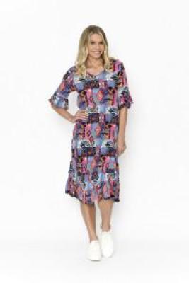 Jessica Ethnic 4 Sleeved Dress