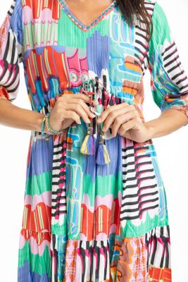 Diana V Neckline Dress