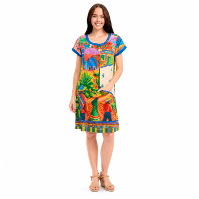 Citadelle Print Patch Dress