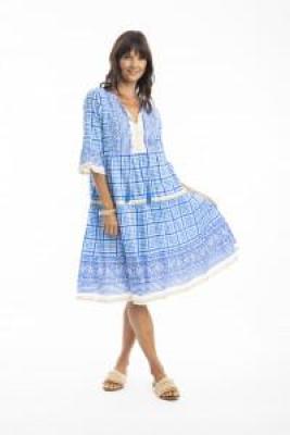 Staddie Blue Midi Dress
