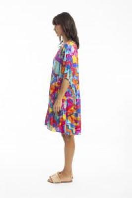Frida Print Layer Dress