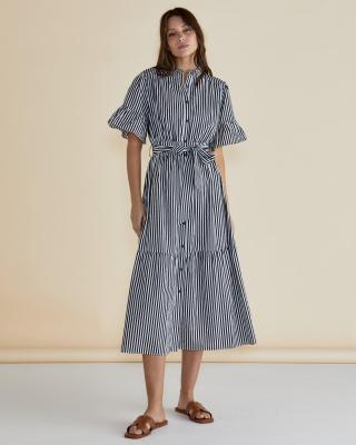Jamilla Navy Stripe Dress