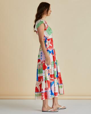 Sadie Seashell Print Dress