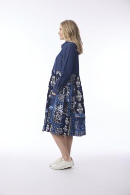 BhadolDenim Mix Dress