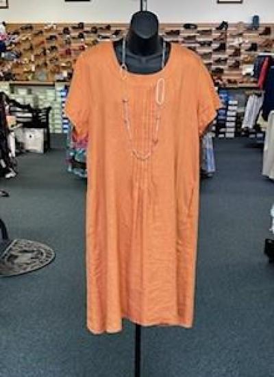 Ginger Linen Ladies Dress