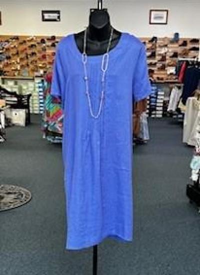 Lavender Linen Ladies Dress