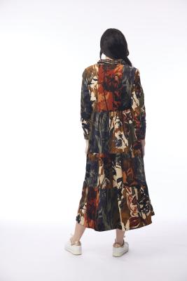 Dagomba Midi Collar Dress