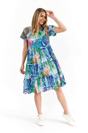 Thalia Coral Reef 1 Tiered Dress