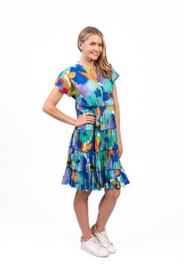 Leela V Neck Mini Dress