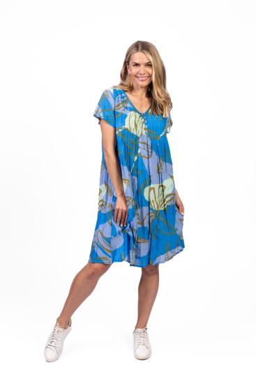 Nicola Tiger Lily Blue Dress