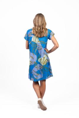 Nicola Tiger Lily Blue Dress