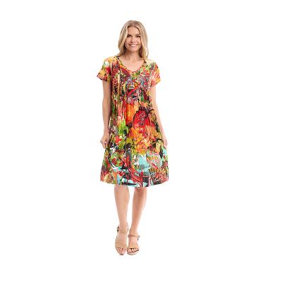 Jardin Exotique Print Easy Fit Dress