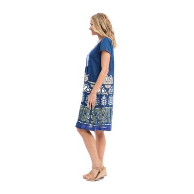 Liberte Blue Bib Pocket Dress
