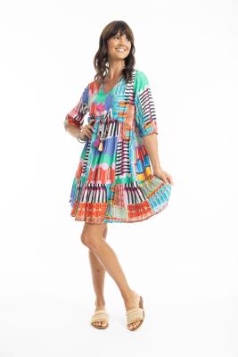 Diana V Neckline Dress