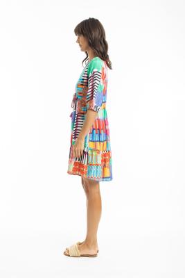 Diana V Neckline Dress