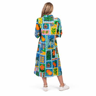 Sofia Fruit Cocktail A Shirt Dress