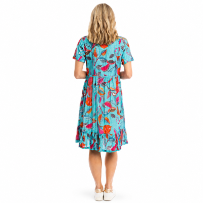 Tropical Foliage Sea Dress
