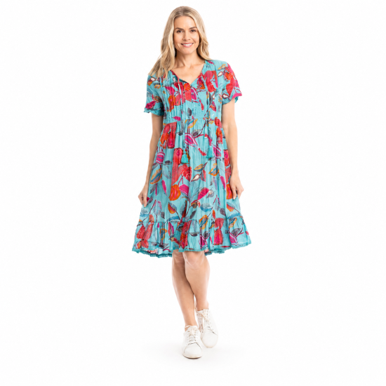 Tropical Foliage Sea Dress