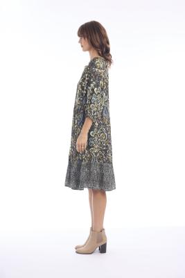 Valetta Collar Print Dress