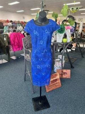 Yesadress Blue Sparkle Dress