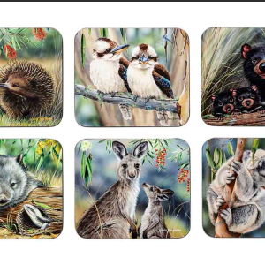 Fauna of Australia 6 Pack Coasters