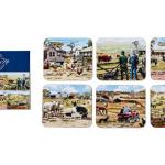 Ashdene A Farming Life 6 Pk Coasters