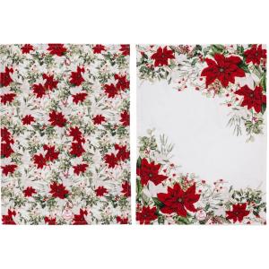 Poinsettia 2Pack Kitchen Towel