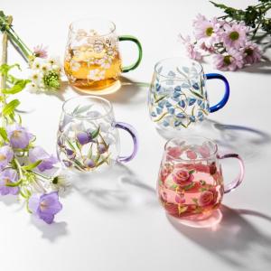 Fleurette Glass Mug