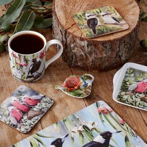 Australian Bird & Flora Collection Set of Six Coasters