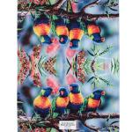 Australian Bird & Flora Lorikeet & Bottlebrush Tea Towel