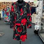 Red Rose Two Piece Suit