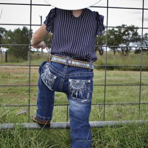 Pure Western Trudy Slim Leg Jean Kids