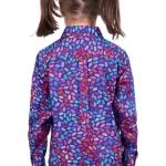 June Girl's 1/2 Placket L/S Shirt