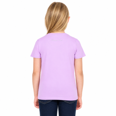 Selina Lilac Girls Short Sleeve Tee Shirt